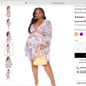 Ansley Ruffle Mini Dress